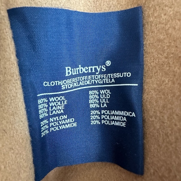 Original Burberry wool lined trench coat 44R - Picture 10 of 10